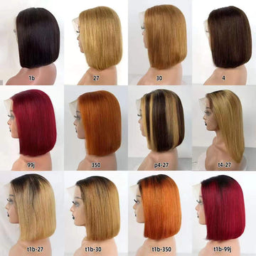 Color bob wig