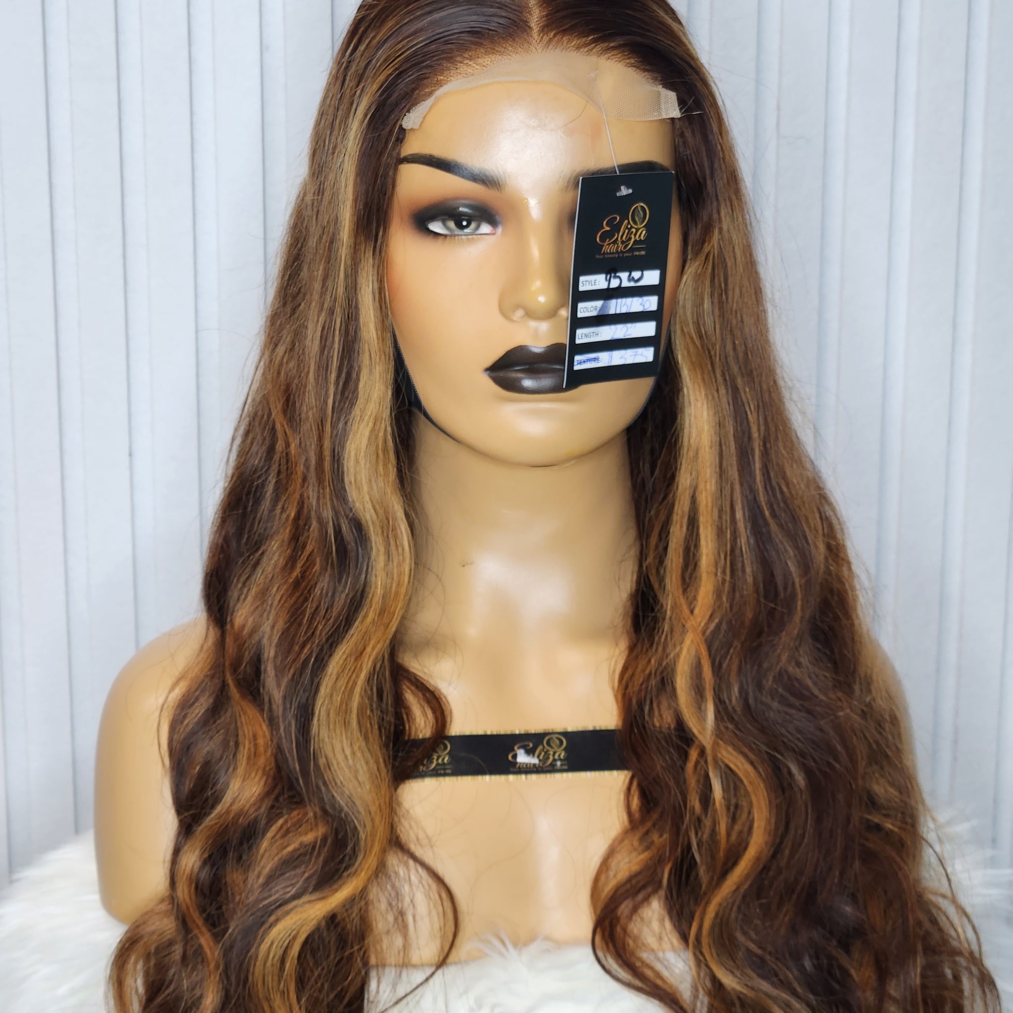 Bodywave 24" 5x5 closure glueless color #4/30/27