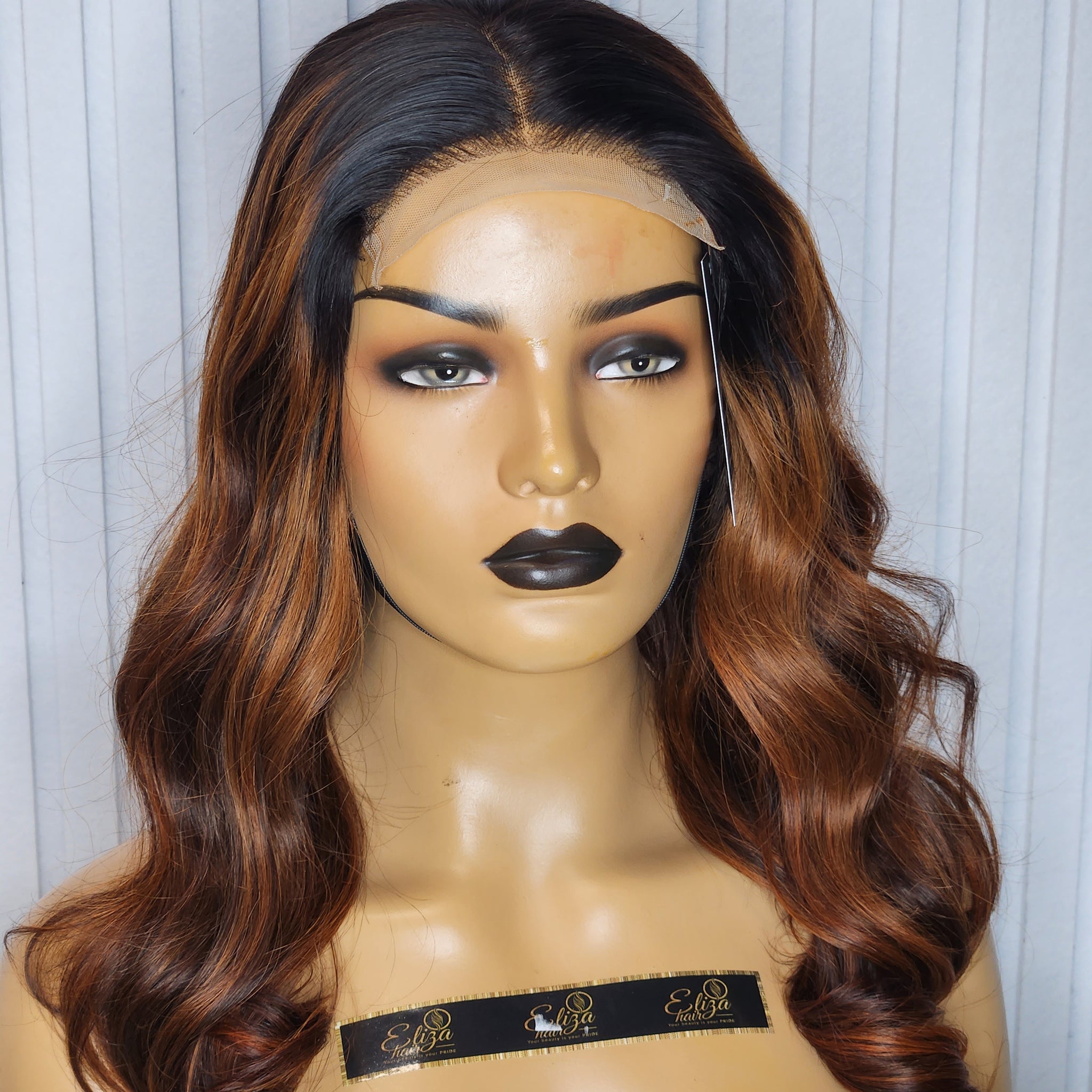 Bodywave 5x5 closure glueless color #4/30/27 18"