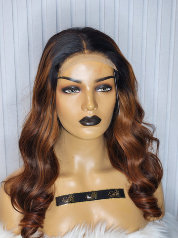 Bodywave 5x5 closure glueless color #4/30/27 18"